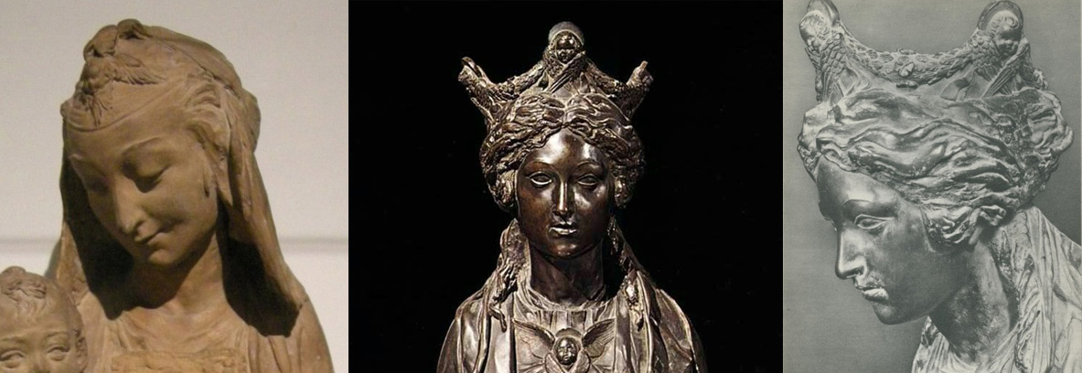 Confronto tra la Madonna del Victoria and Albert Museum e la Madonna dell'Altare del Santo di Donatello a Padova
