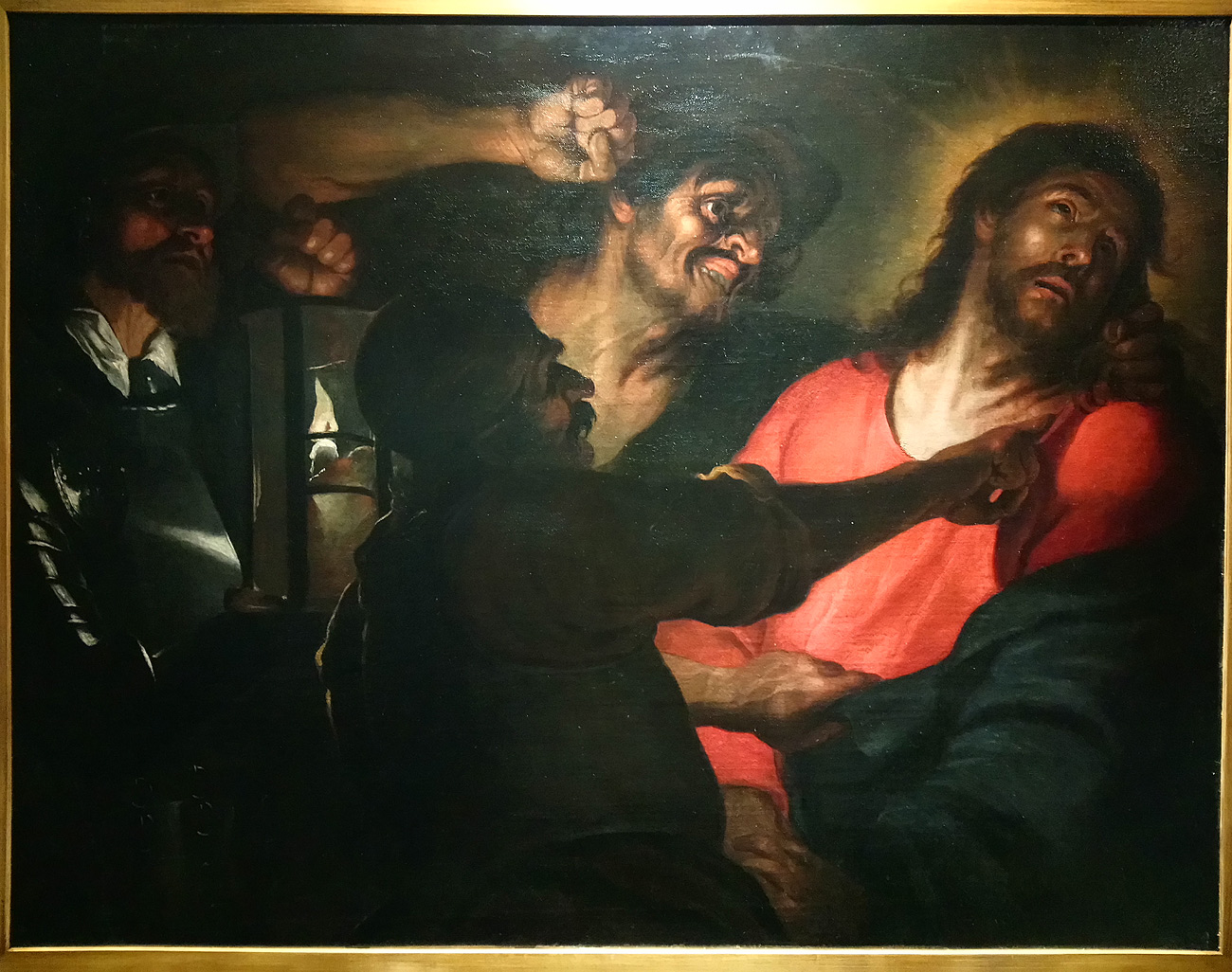 Giovanni Domenico Cappellino, Cristo deriso (1605-1610 circa; olio su tela, 128 x 103 cm; Genova, Musei di Strada Nuova, Palazzo Bianco)
