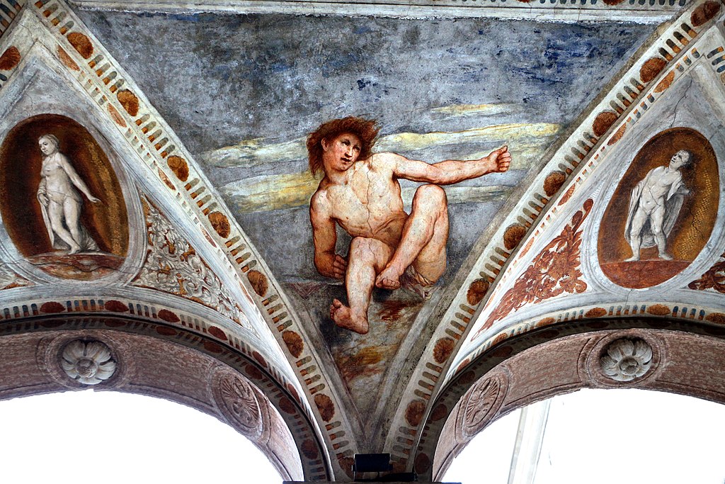 Loggia del Romanino, dettaglio: nudo. Ph. Credit Francesco Bini 
