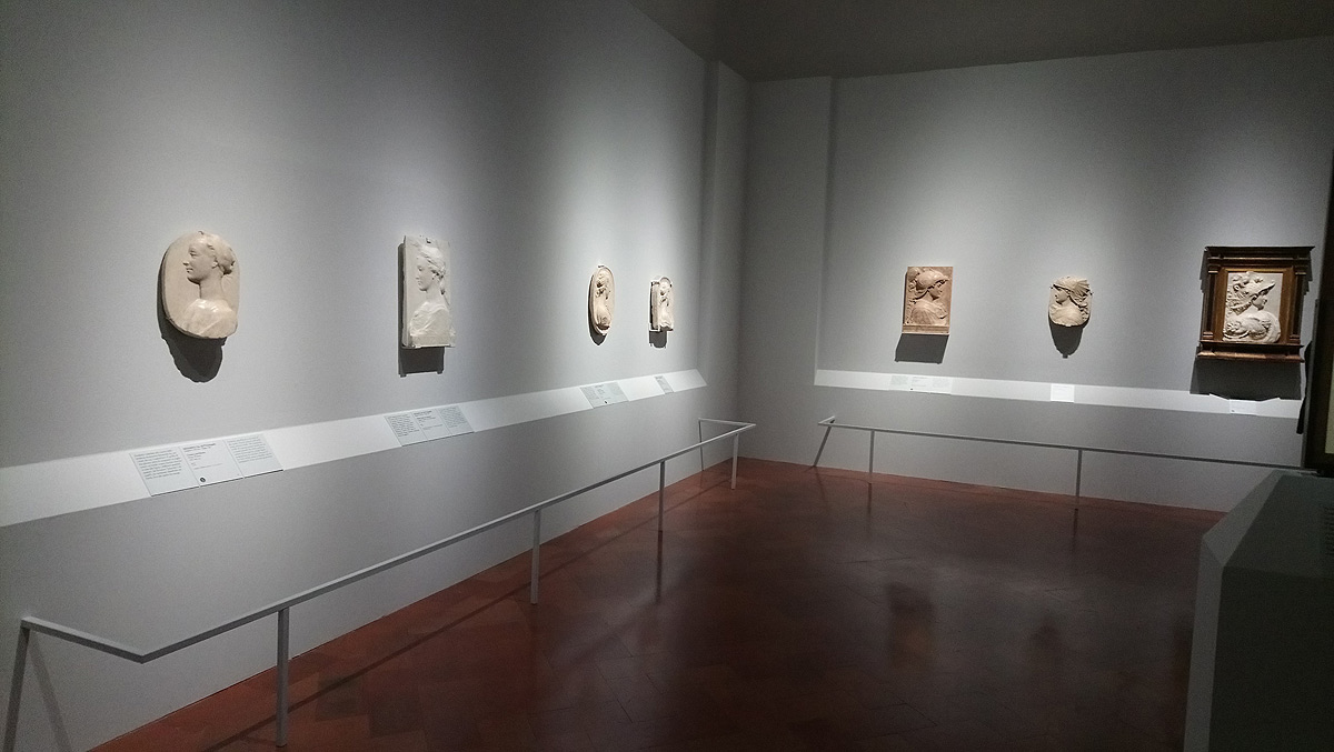 Una sala della mostra Verrocchio. Il maestro di Leonardo 