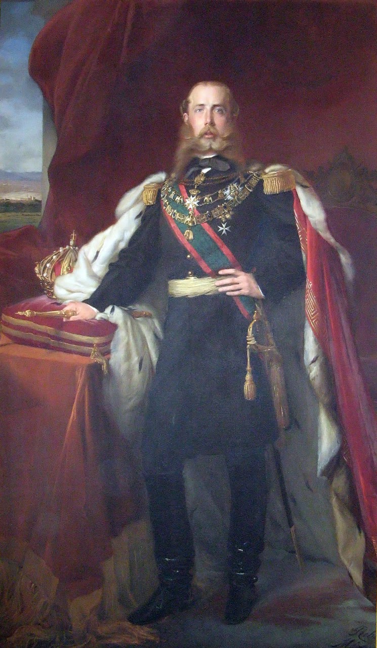 Santiago Rebull, Ritratto di Massimiliano come imperatore del Messico (1865; olio su tela; Trieste, Museo Storico del castello di Miramare)