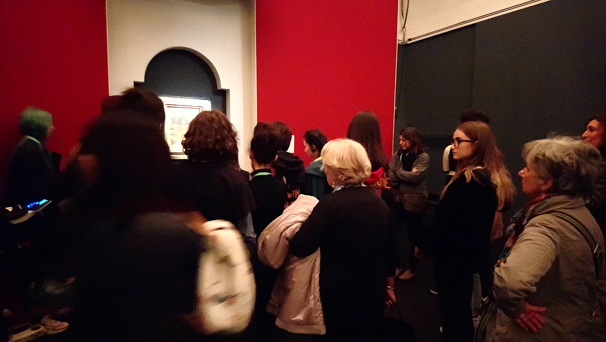 Pubblico alla mostra Antonello da Messina a Milano, Palazzo Reale

