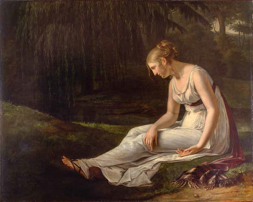 Constance-Marie Charpentier, La malinconia (1801; olio su tela, 130 x 165 cm; Amiens, Musée de Picardie)
