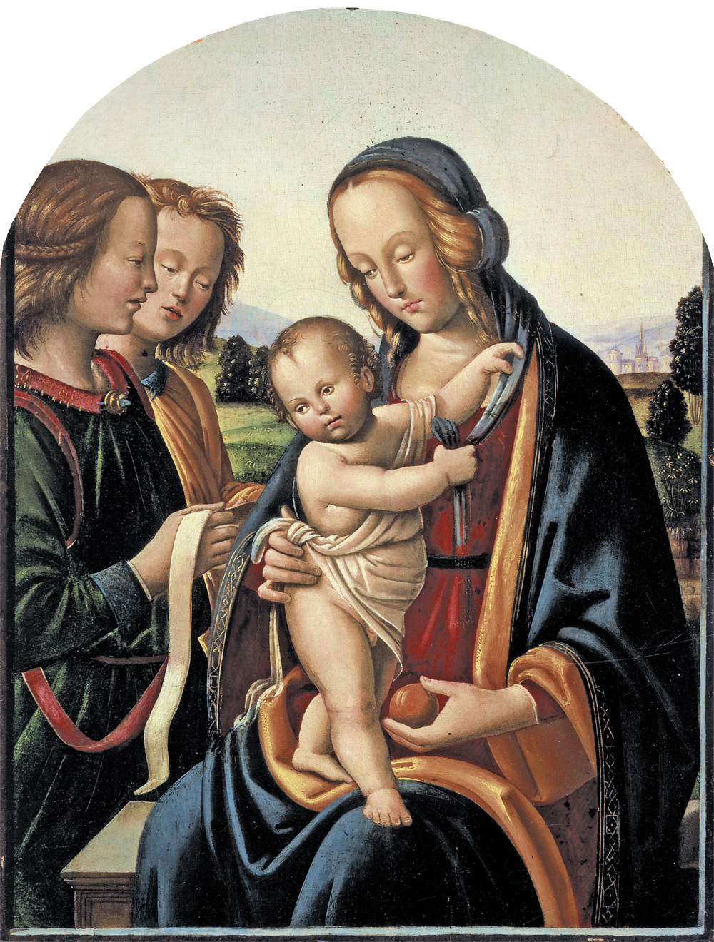 Johannes Hispanus, Madonna con il Bambino e due angeli (Madonna Finch), ubicazione ignota 