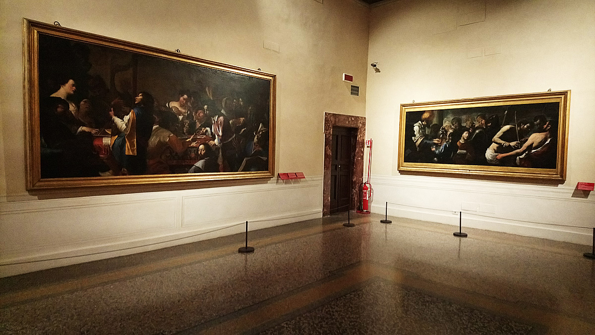 Immagine dalla mostra Il trionfo dei sensi. Nuova luce su Mattia e Gregorio Preti. Ph. Credit Finestre sull'Arte 