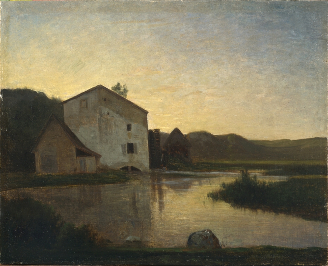 Antonio Fontanesi, Il mulino (1858-1859; olio su tela, 46,3 x 57,4 cm; Torino, GAM - Galleria Civica d'Arte Moderna e Contemporanea)
 