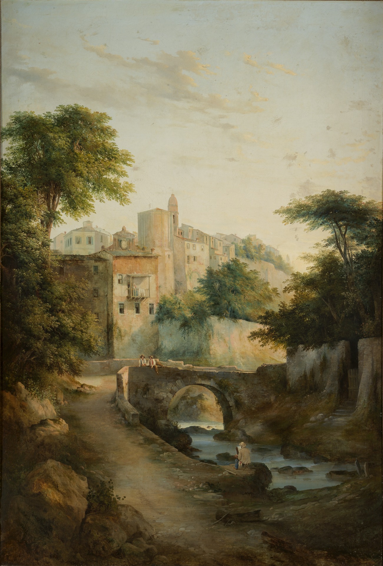 Antonio Fontanesi, Ponte sul torrente (1845-1847 circa; olio su tela, 180 x 118 cm; Reggio Emilia, Collezione Fondazione Manodori)
 