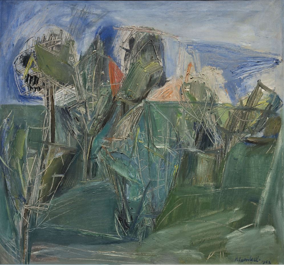 Pompilio Mandelli, Paesaggio (1952; olio su tela, 75 x 80 cm; Collezione privata)
 