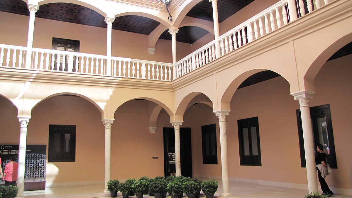 Il cortile del Museo Picasso di Malaga
Il cortile del Museo Picasso di Malaga