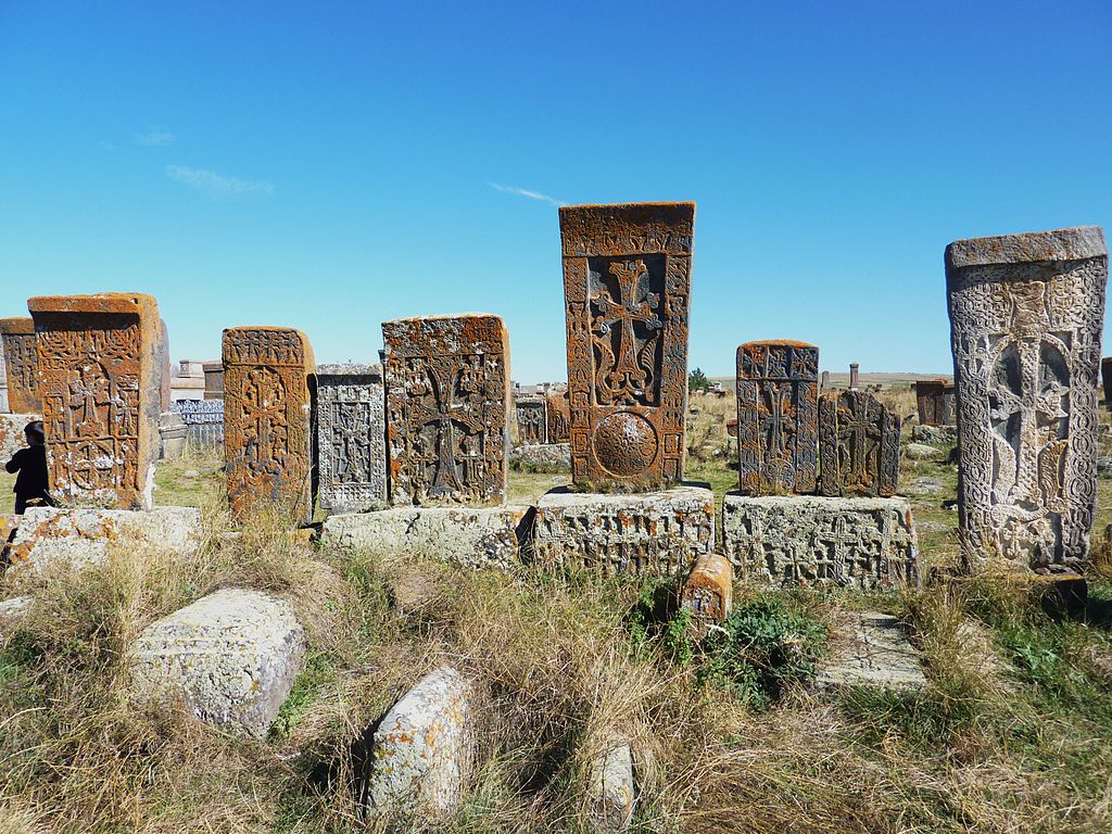 Khachkar nel cimitero di Noraduz (Armenia) 