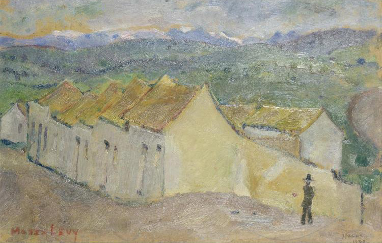 Moses Levy, San Roque (1930; olio su cartone rintelato, 70 x 102 cm; Collezione privata) 