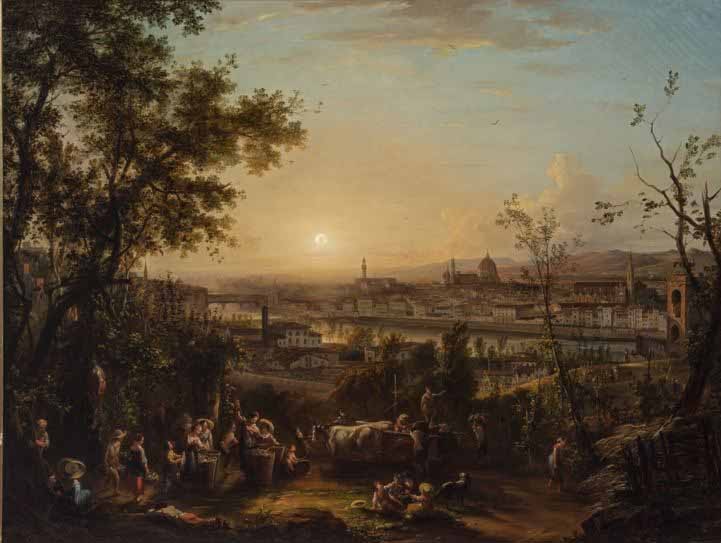 Giovanni Signorini, La mietitura d'estate (1856; olio su tela, 98 x 132 cm; Collezione privata) 