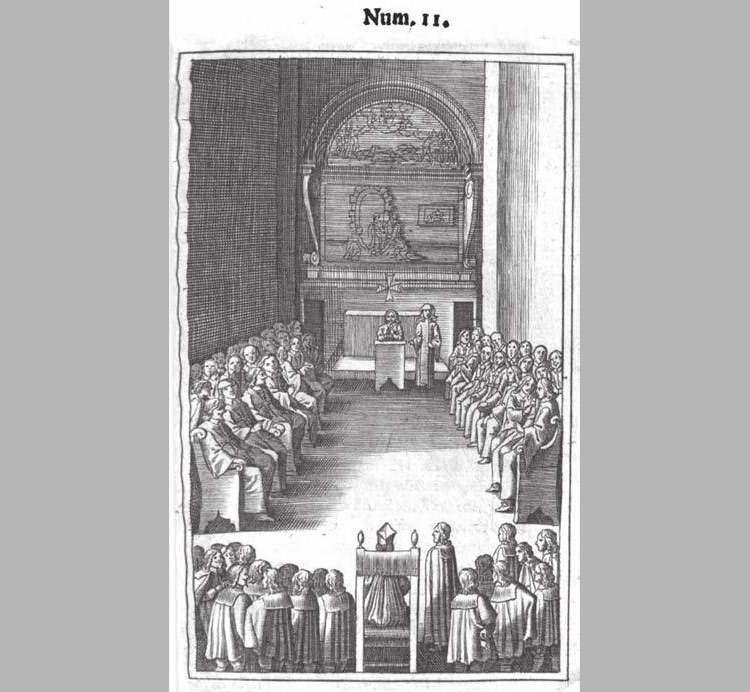 Wolfgang Kilian, Oratorio di San Giovanni Decollato (C. von Osterhausen, Eigentlicher vnd gruendlicher Bericht dessen..., Augsburg 1650) 