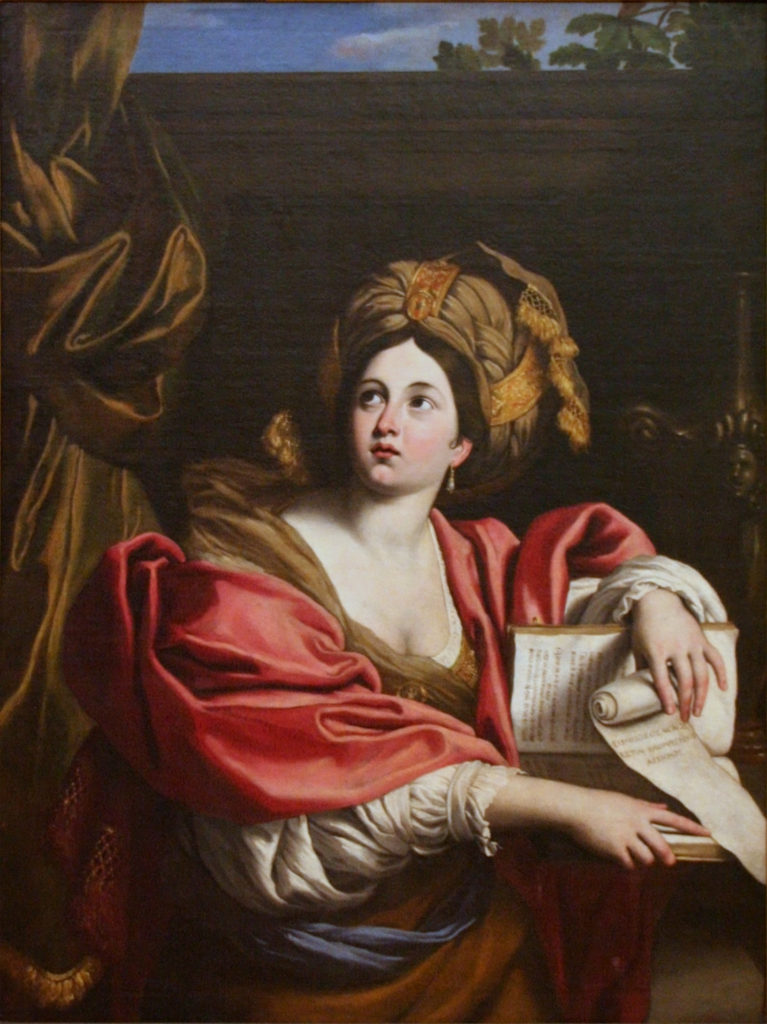 Domenichino, Sibilla Cumana (1622; olio su tela, 138 x 103 cm; Roma, Musei Capitolini, Pinacoteca Capitolina) 