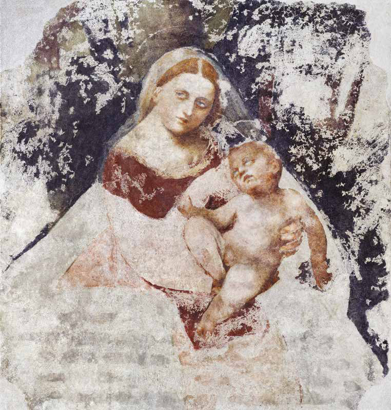 Giovanni Antonio de' Sacchis detto il Pordenone, Madonna della Loggia (1516; affresco, 153 x 133 cm; Udine, Civici Musei e Gallerie)
