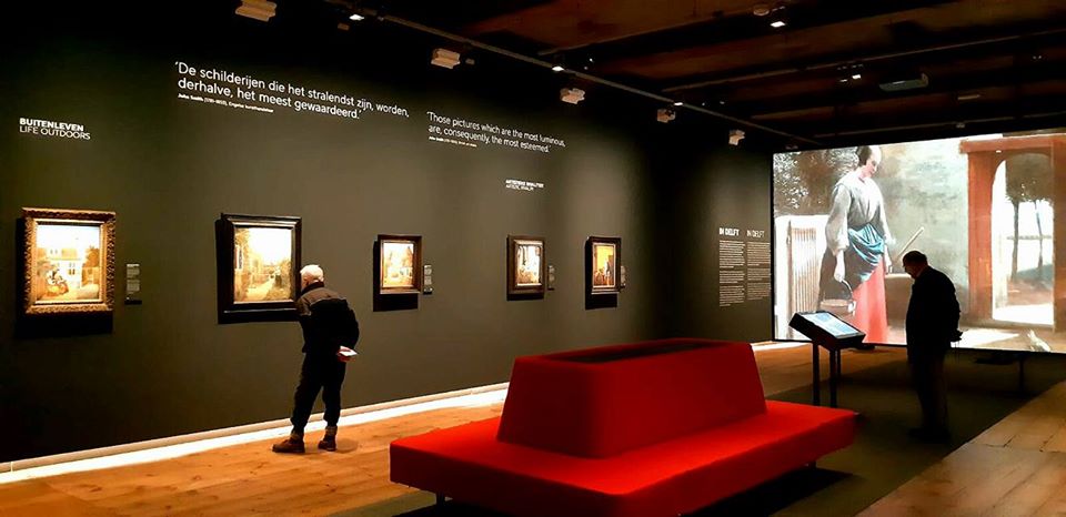 Sala della mostra su Pieter de Hooch a Delft. Ph. Credit Finestre sull'Arte 