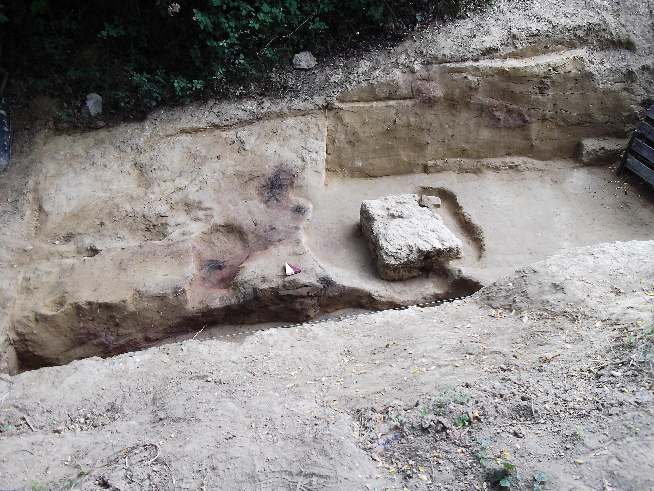 L'area di scavo dell'Ombra di San Gimignano
