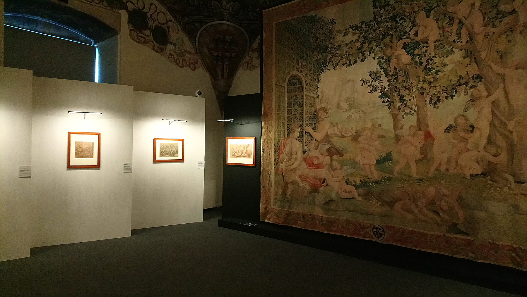 Sala della mostra Con nuova e stravagante maniera. Giulio Romano a Mantova 