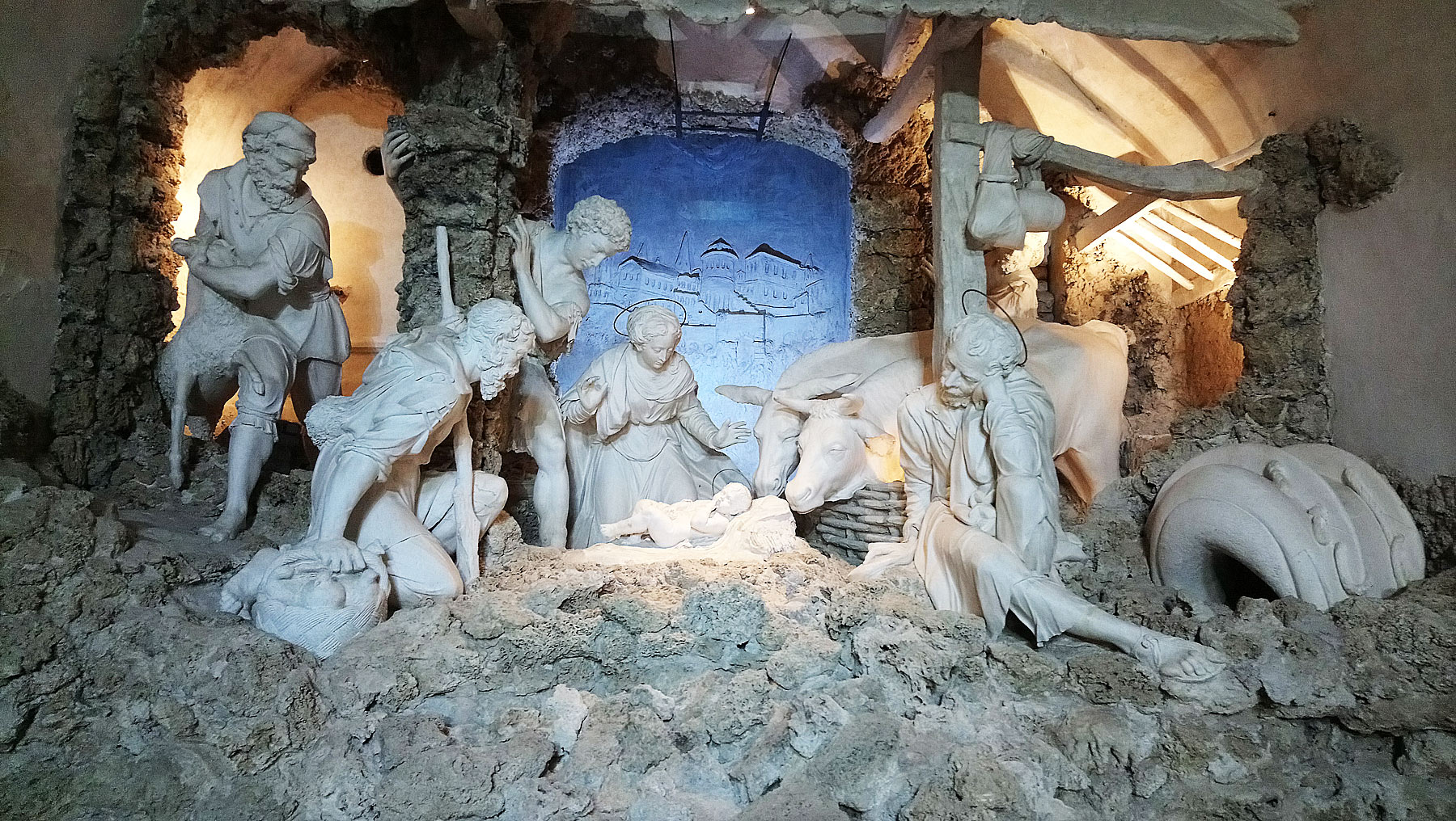 Federico Brandani, Presepe (1545-1550; sculture in stucco a grandezza naturale; Urbino, Oratorio di San Giuseppe)
