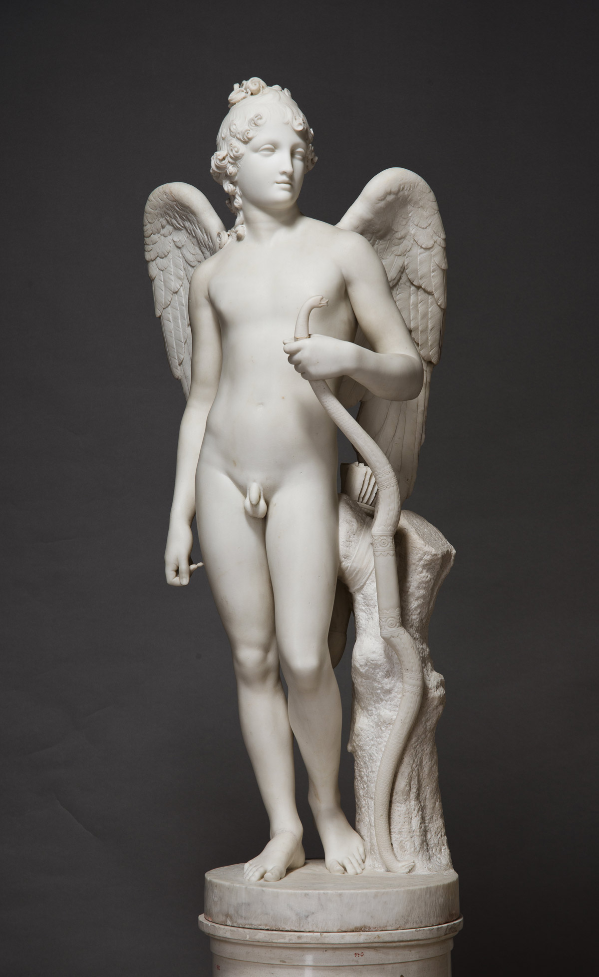 Antonio Canova, Amorino alato (1794-1797; marmo, 142 x 54,5 x 48 cm; San Pietroburgo, The State Hermitage) Photograph © The State Hermitage Museum, 2019 Foto di Alexander Koksharov Antonio Canova, Amorino alato (1794-1797; marmo, 142 x 54,5 x 48 cm; San Pietroburgo, The State Hermitage) Photograph © The State Hermitage Museum, 2019 Foto di Alexander Koksharov