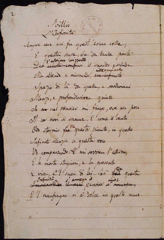 Una biblioteca digitale per i manoscritti autografi di Giacomo Leopardi