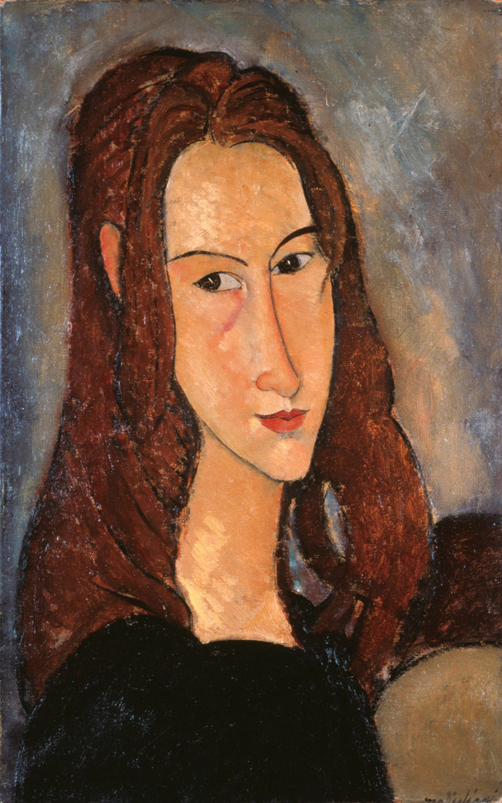 Amedeo Modigliani, Jeune fille rousse (Jeanne Hébuterne) (1918; olio su tela, 46 x 29 cm; collezione Jonas Netter)