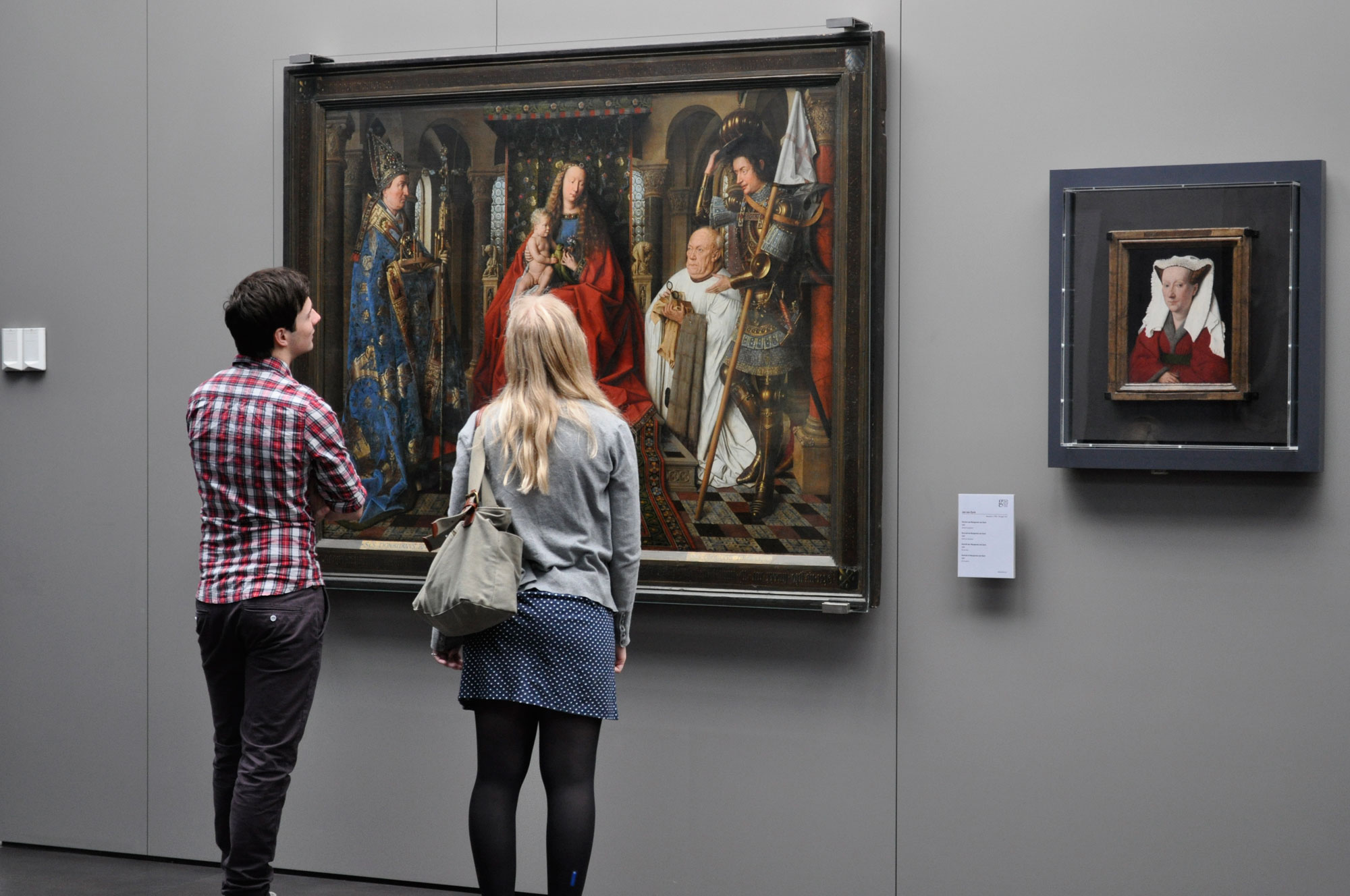 Le opere di Van Eyck al Groeninge Museum. Ph. Credit Sarah Bauwens 