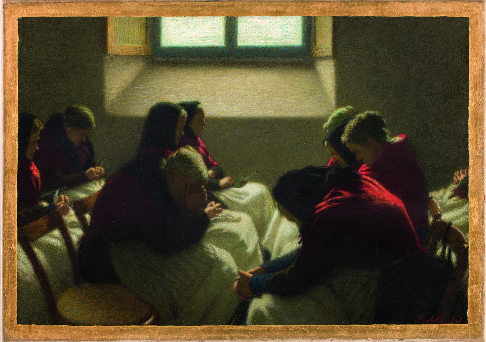 Angelo Morbelli, Sedia vuota (1903; olio su tela, 60 x 85 cm; Collezione privata) 
