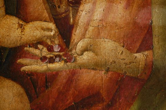 Antonello da Messina, Polittico di San Gregorio, dettaglio 