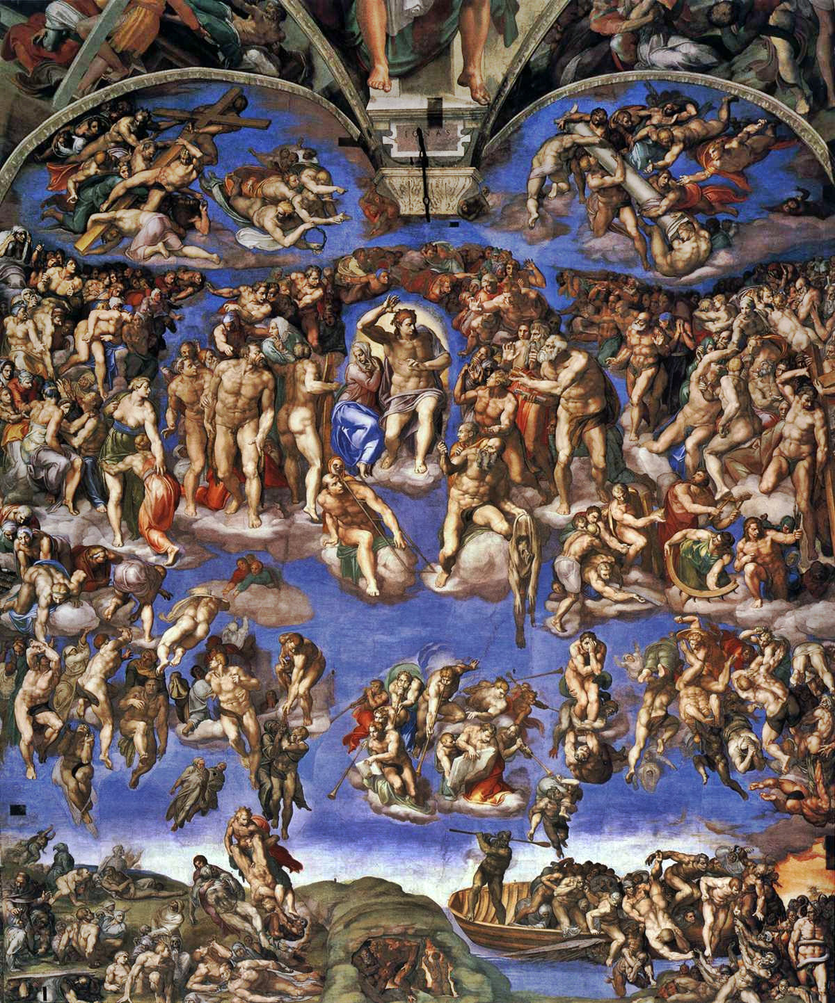 Michelangelo Buonarroti, Giudizio universale (1536-1541; affresco; Città del Vaticano, Cappella Sistina) 