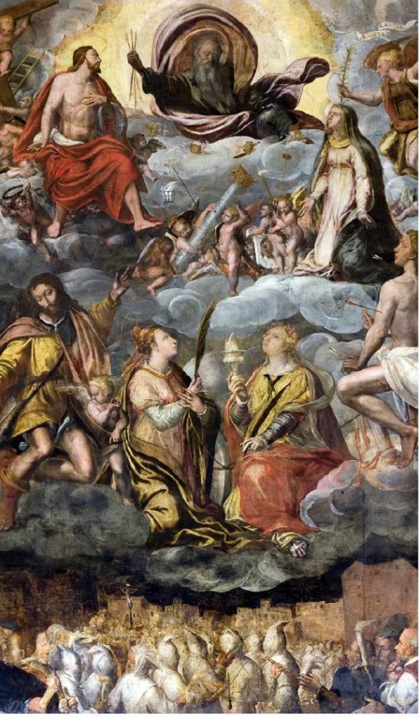 Simone de Wobreck, Palermo liberata dalla peste (1576 circa; 200 x 300 cm; Palermo, Museo Diocesano) 