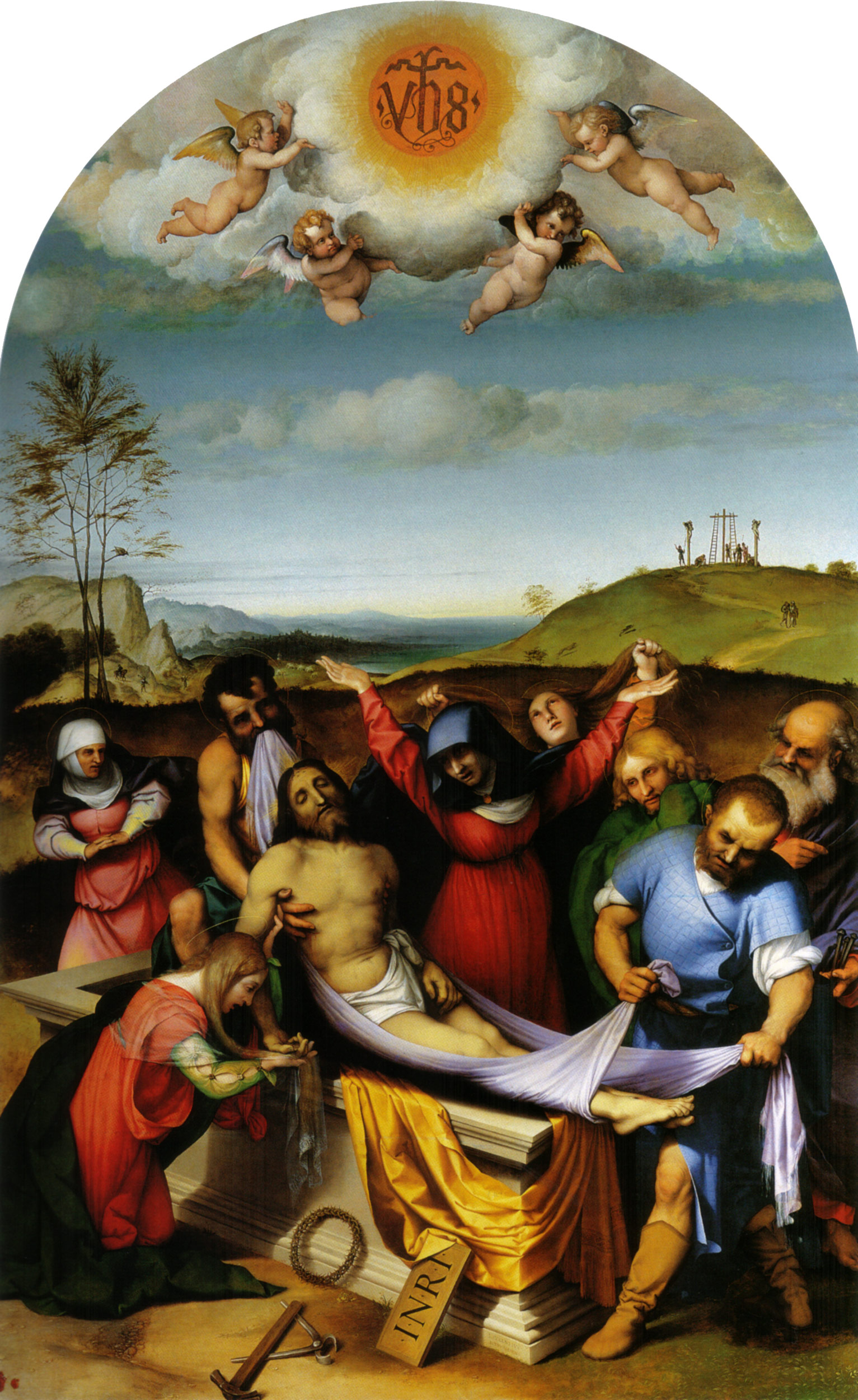 Lorenzo Lotto, Deposizione (1512; olio su tavola, 298 x 198 cm; Jesi, Pinacoteca Comunale, Palazzo Pianetti) 