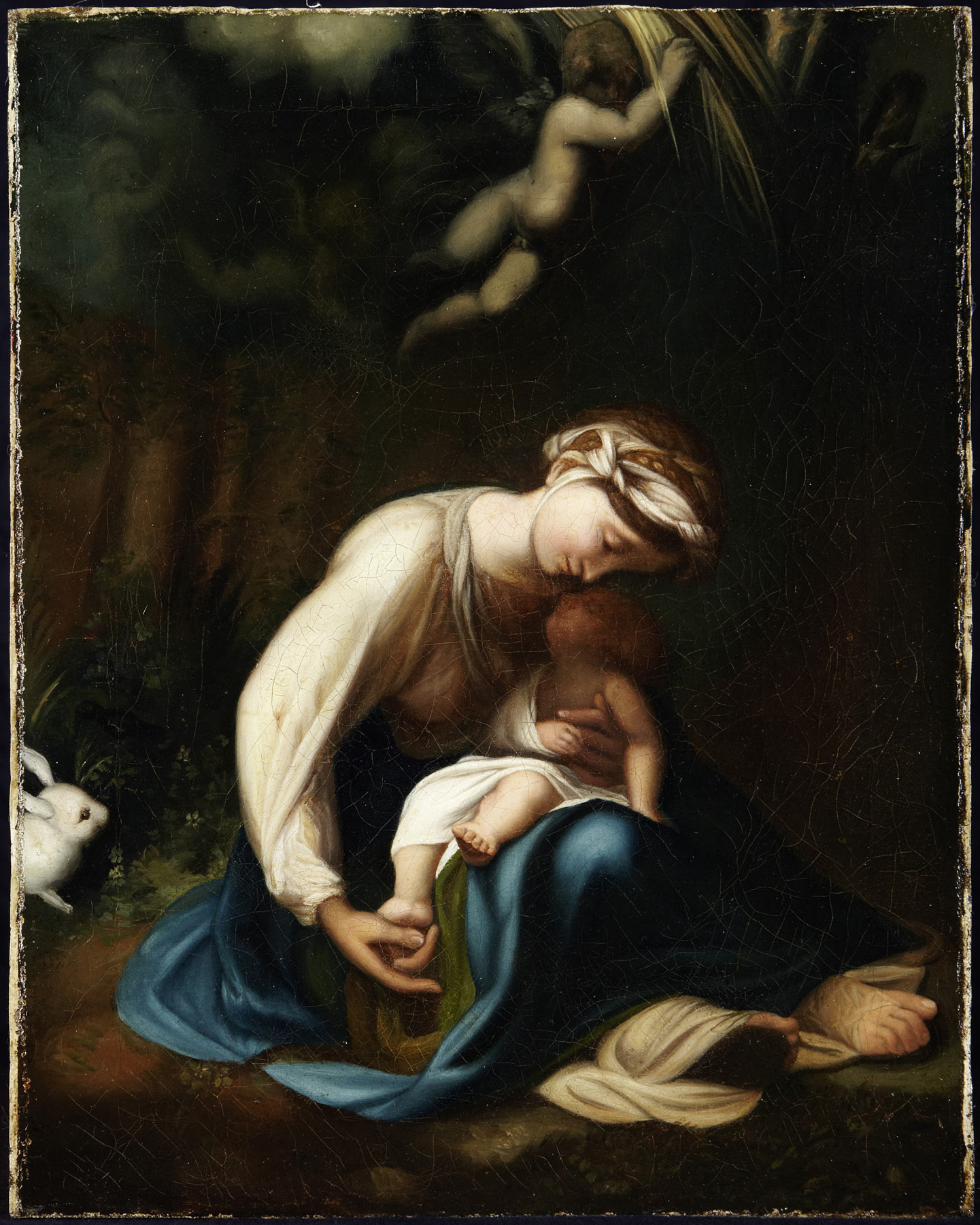 Correggio, La Zingarella (olio su tela, 46,5 x 37,5 cm; Proprietà privata, Monaco di Baviera)
