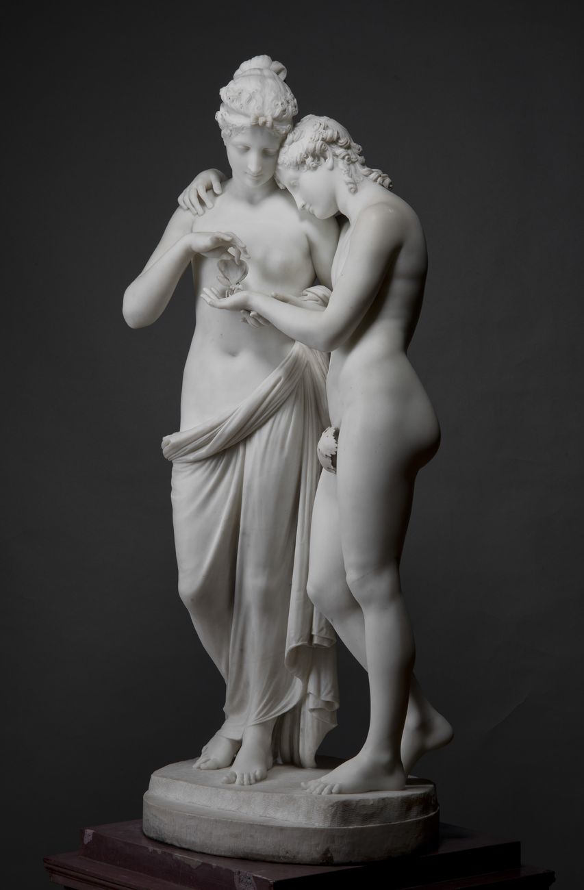 Antonio Canova, Amore e Psiche (1800-1803; marmo, 150 x 49,5 x 60 cm; San Pietroburgo, Museo Statale dell'Ermitage, inv. 17)
