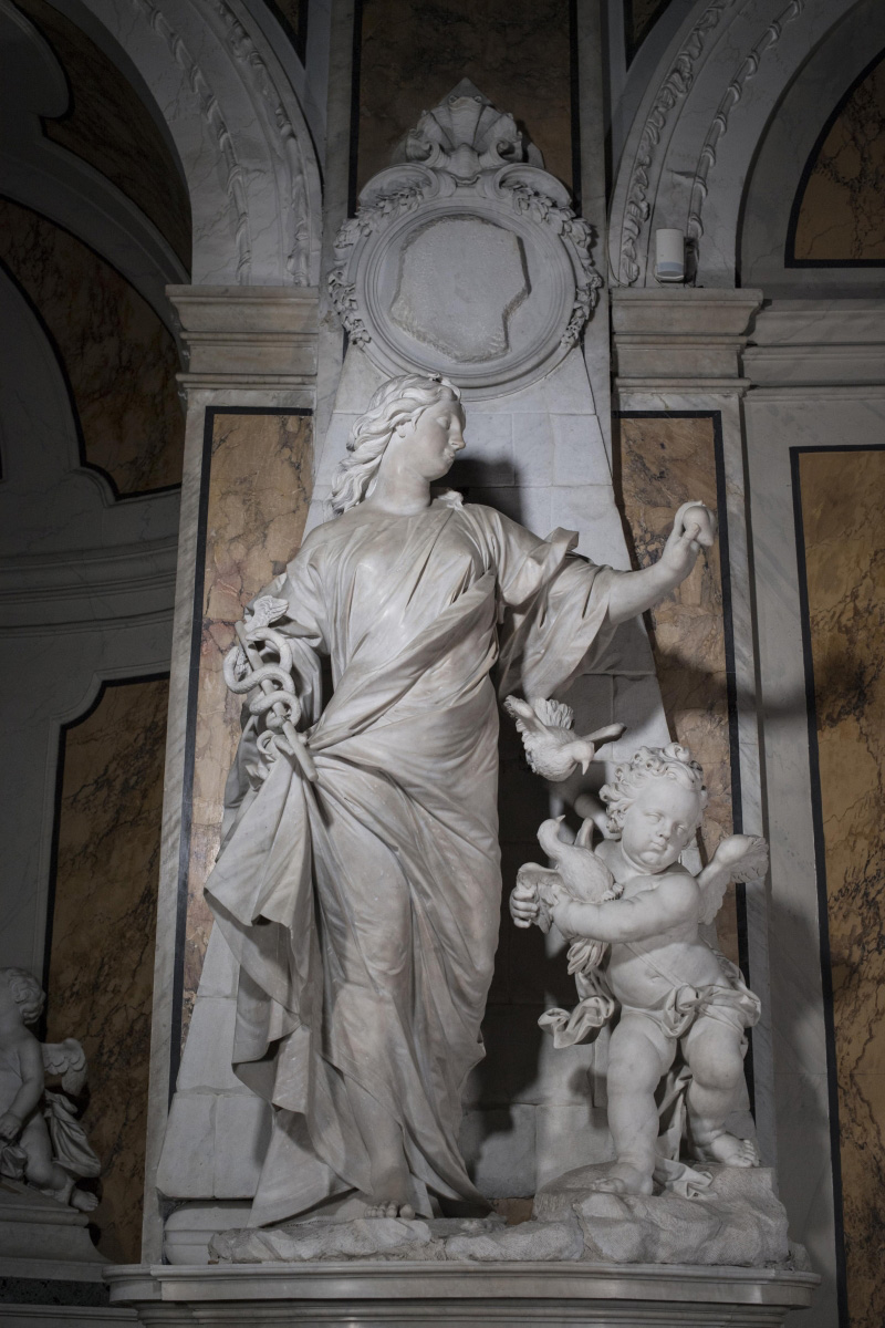 Francesco Queirolo, Sincerità (1754-1755; marmo; Napoli, Cappella Sansevero). Ph. Credit Museo Cappella Sansevero