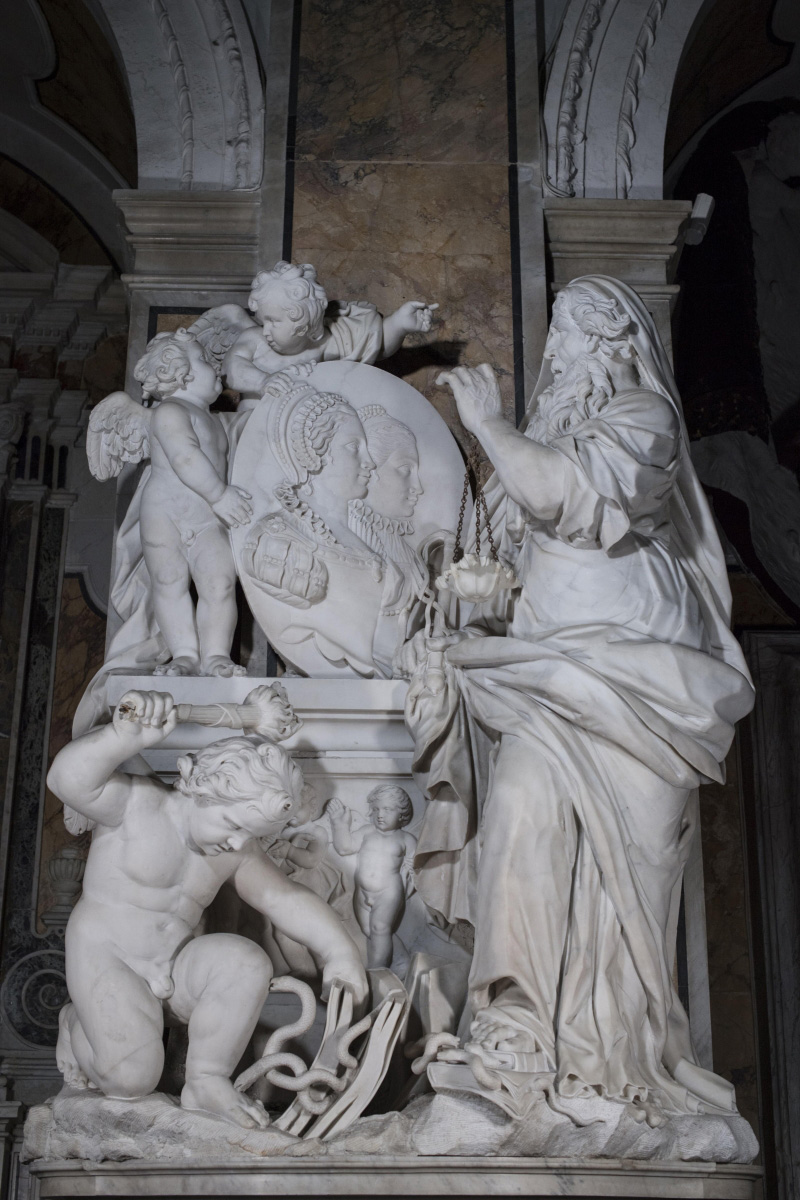 Fortunato Onelli, Francesco Celebrano e altri, Zelo della religione (1767; marmo; Cappella Sansevero). Ph. Credit Museo Cappella Sansevero