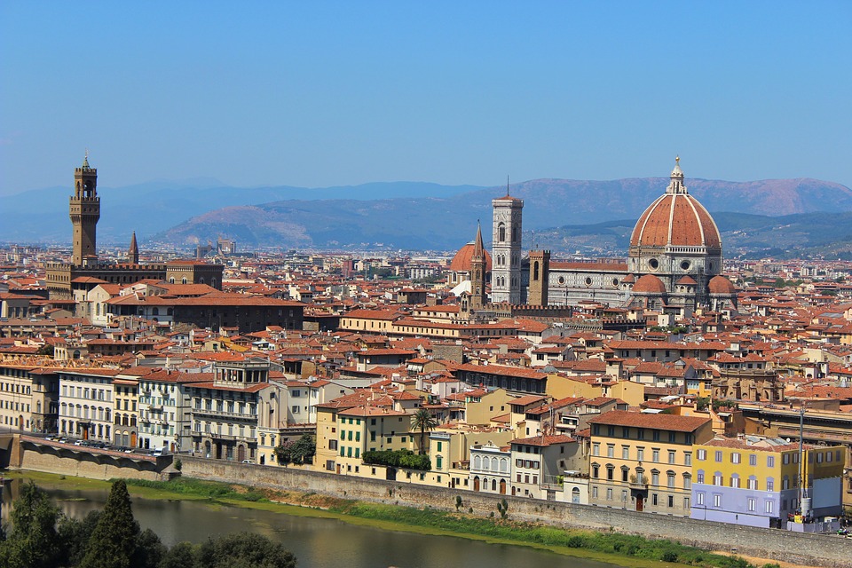 La Cupola di Brunelleschi nel panorama di Firenze
