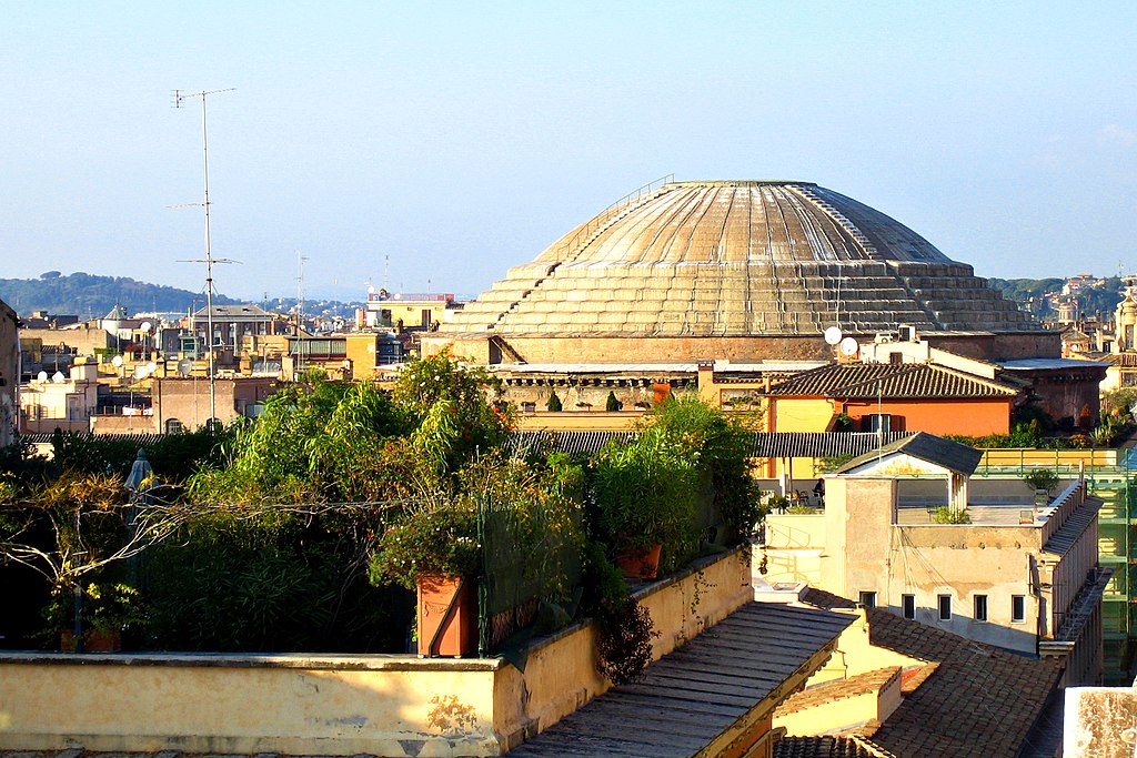 La Cupola del Pantheon a Roma
