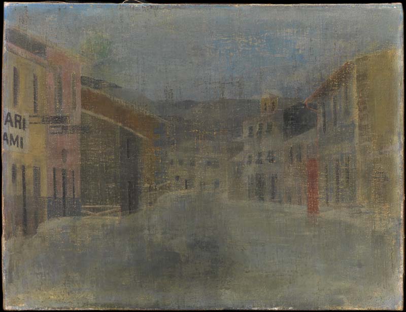 Antony De Witt, Giorno d´inverno a Mercatale (1942; olio su tela, 43,40 x 56,80 cm; Firenze, Fondazione Cassa di Risparmio di Firenze) 