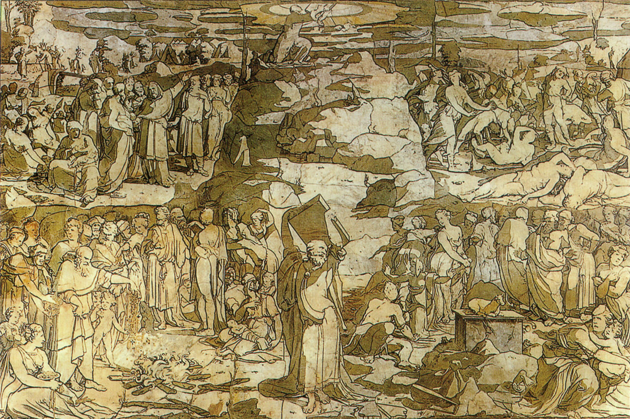 Domenico Beccafumi, Mosè sul Sinai
