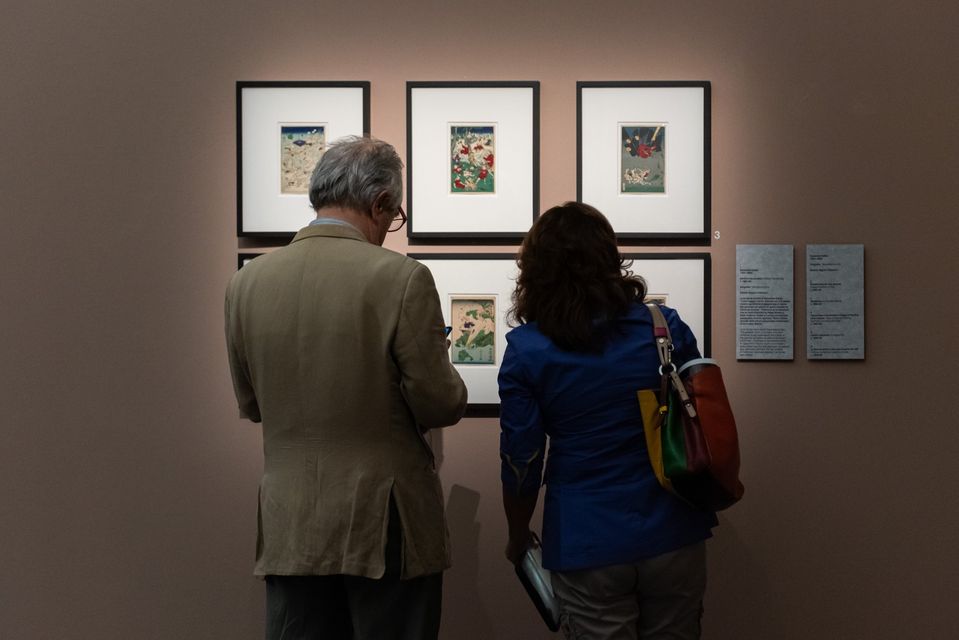 Visitatori alla mostra Impressioni d'Oriente al Mudec di Milano (1° ottobre 2019 - 2 febbraio 2020). Ph. 24 Ore Cultura 