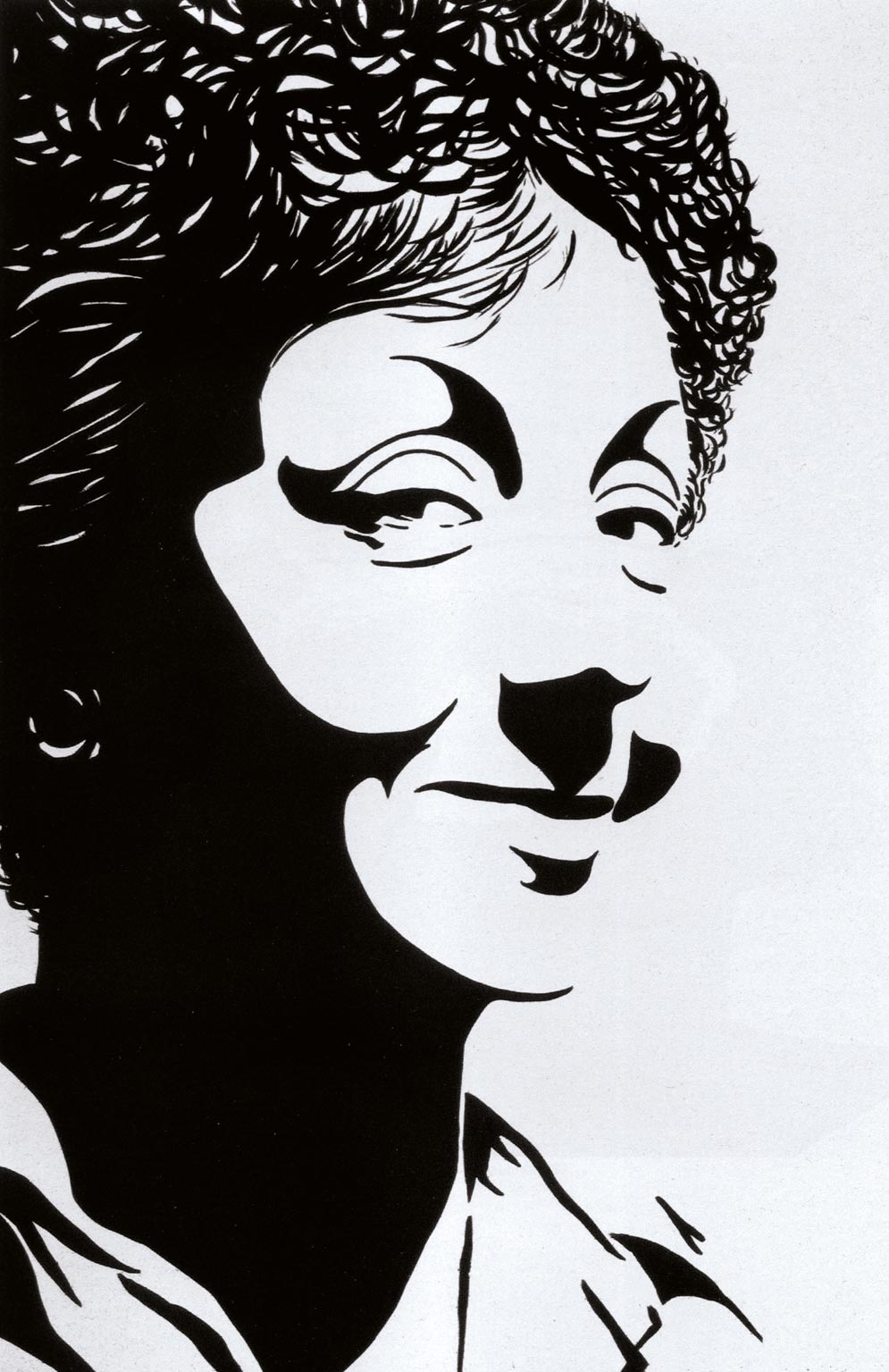 Carlo Gajani, Angela Gajani (1987; acrilico e tempera su tela, 100 x 80 cm) 