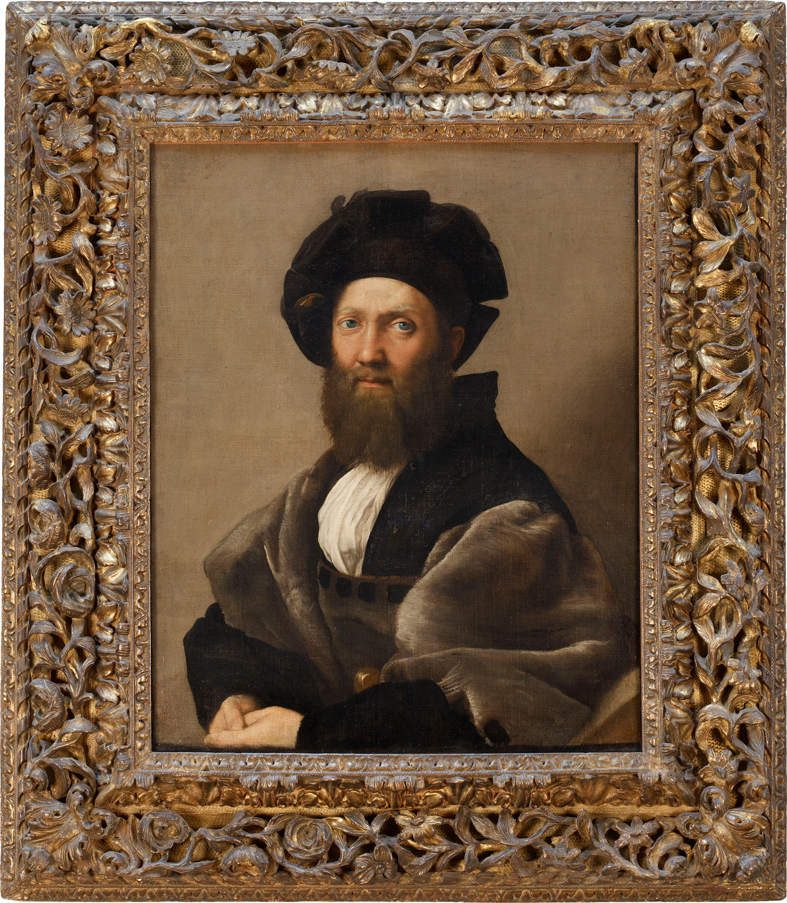 Raffaello, Ritratto di Baldassare Castiglione (1513; olio su tela; Parigi, Musée du Louvre, Département des Peintures). © Musée du Louvre, Dist. RMN – Grand Palais / Angèle Dequier