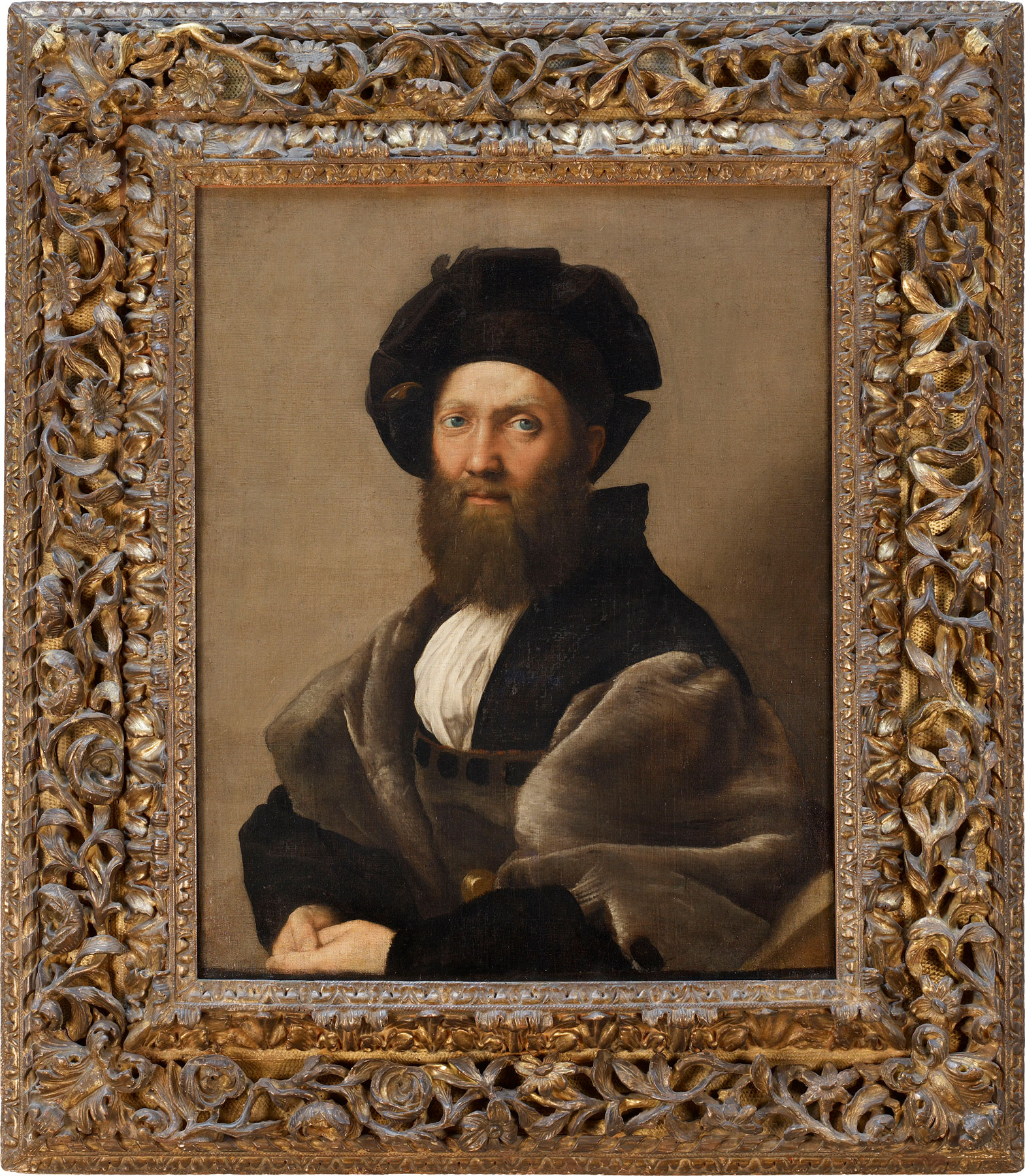 Raffaello, Ritratto di Baldassare Castiglione (1513; olio su tela; Parigi, Musée du Louvre, Département des Peintures). © Musée du Louvre, Dist. RMN – Grand Palais / Angèle Dequier