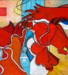 Le “Mutazioni” di Rosalba Parrini in mostra a Siena Le “Mutazioni” di Rosalba Parrini in mostra a Siena