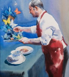 A WopArt 2019 dieci acquerelli anticipano l'antologica romana dell'artista russo Andrey Esionov A WopArt 2019 dieci acquerelli anticipano l'antologica romana dell'artista russo Andrey Esionov