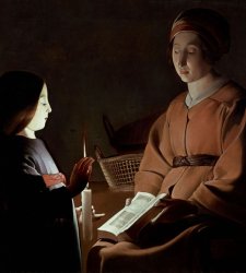 Mailand, Italiens erste Georges de La Tour gewidmete Ausstellung wird wiedereröffnet. Verlängert bis September. Mailand, Italiens erste Georges de La Tour gewidmete Ausstellung wird wiedereröffnet. Verlängert bis September.