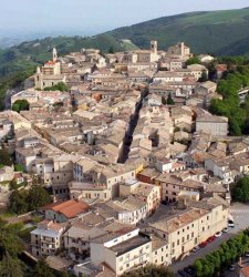 Cingoli, in the Marche hills where Lorenzo Lotto and a pope meet.