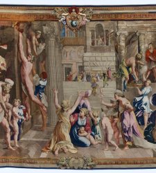 Alla Galleria Nazionale delle Marche gli arazzi raffaelleschi ricreano gli affreschi delle Stanze Vaticane Alla Galleria Nazionale delle Marche gli arazzi raffaelleschi ricreano gli affreschi delle Stanze Vaticane