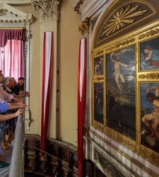 A Brescia si può vedere il Polittico Averoldi di Tiziano da vicino con un'apposita rampa A Brescia si può vedere il Polittico Averoldi di Tiziano da vicino con un'apposita rampa